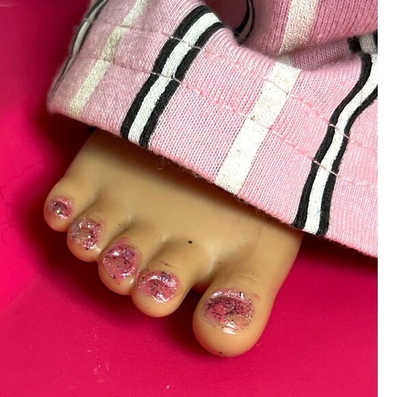 Vintage My Twinn Madison Doll 23” Posable Purple Eyes Brown Hair Articulated '96 - Picture 6 of 8